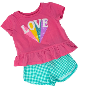 EUC Love 💗 Sequin Outfit